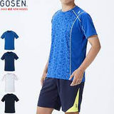 GOSEN shirt T2006 black/royal blue/navy/white